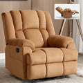 Fauteuil inclinable pivotant et berçant surdimensionné, Repose-pieds