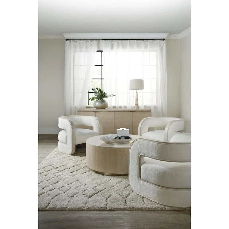 Fauteuil d'appoint rembourré Zen moderne