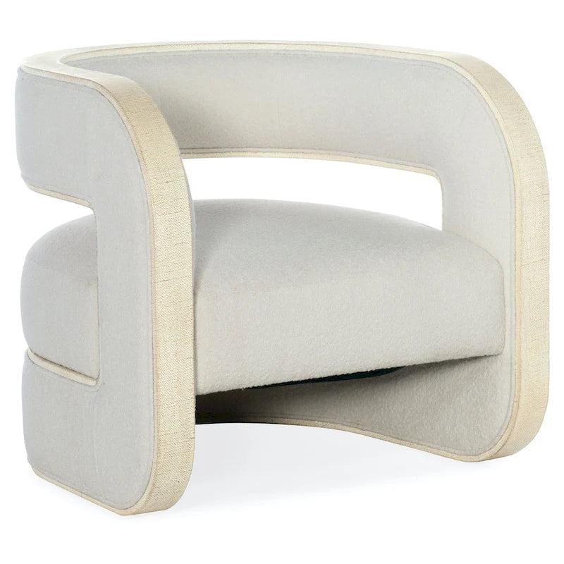 Fauteuil d'appoint rembourré Zen moderne