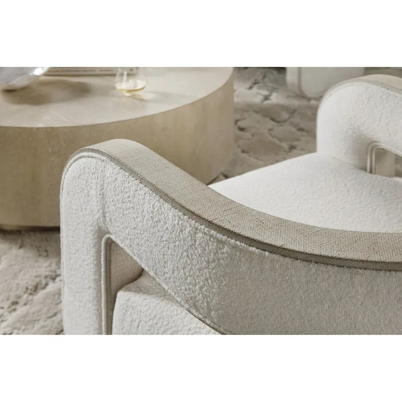 Fauteuil d'appoint rembourré Zen moderne