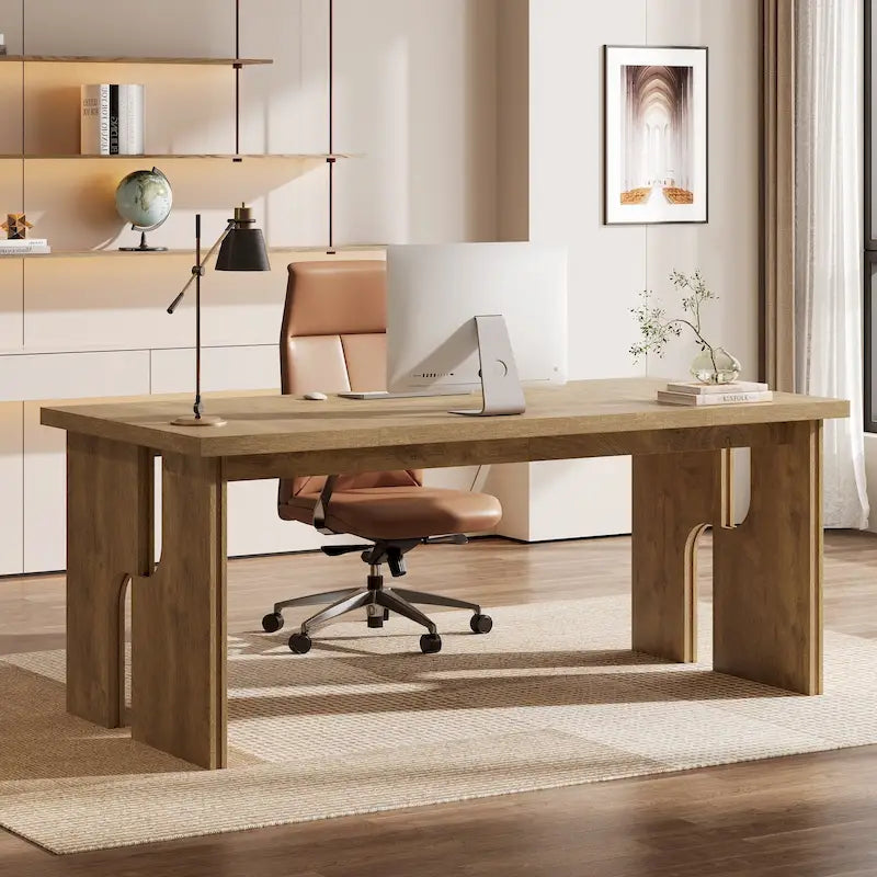 Bureau de direction, Bureau d'ordinateur de style rustique