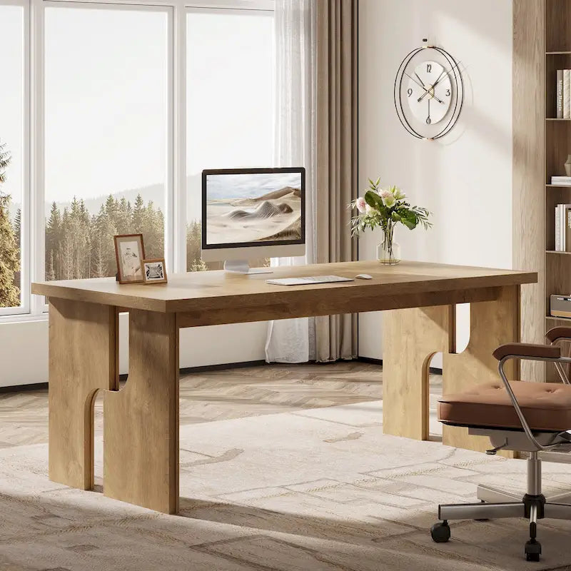 Bureau de direction, Bureau d'ordinateur de style rustique