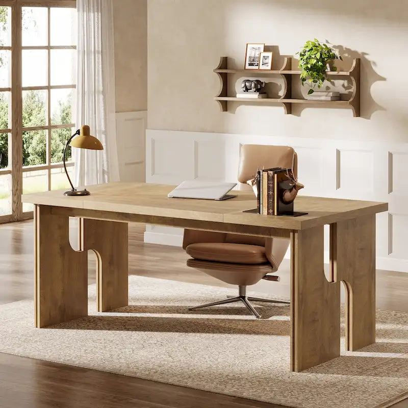 Bureau de direction, Bureau d'ordinateur de style rustique