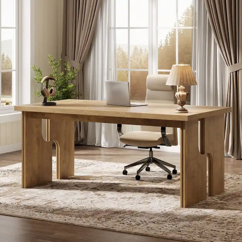Bureau de direction, Bureau d'ordinateur de style rustique