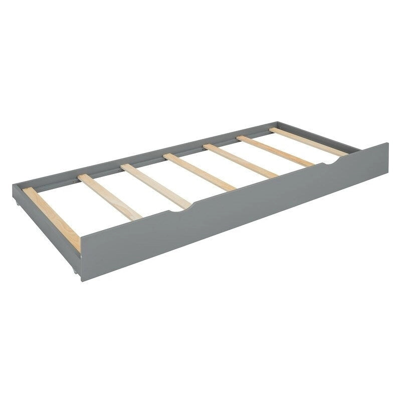 Lit plate-forme avec tête de lit vintage, cadre de lit multifonctionnel avec rangement