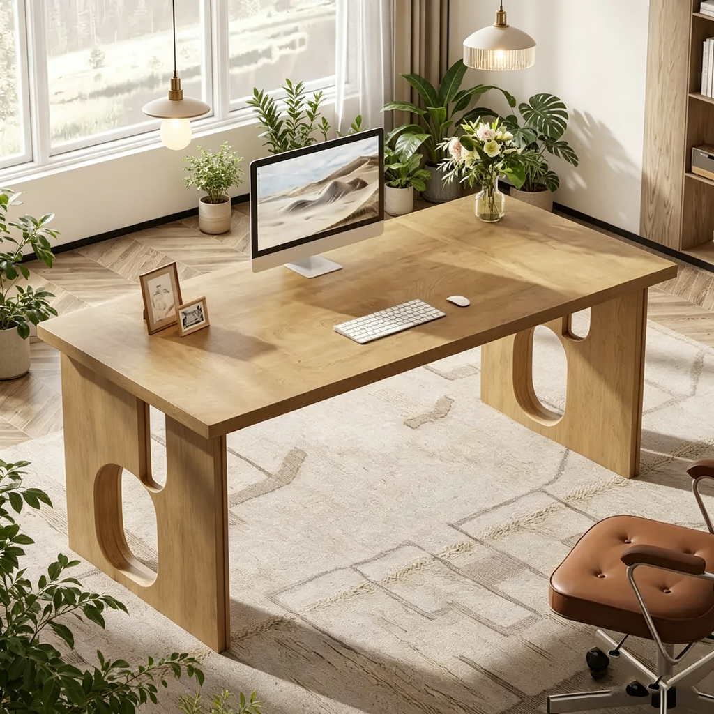 Bureau de direction, Bureau d'ordinateur de style rustique