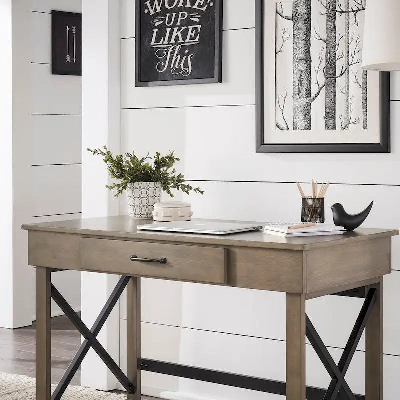 Bureau à plateau relevable avec station de charge
