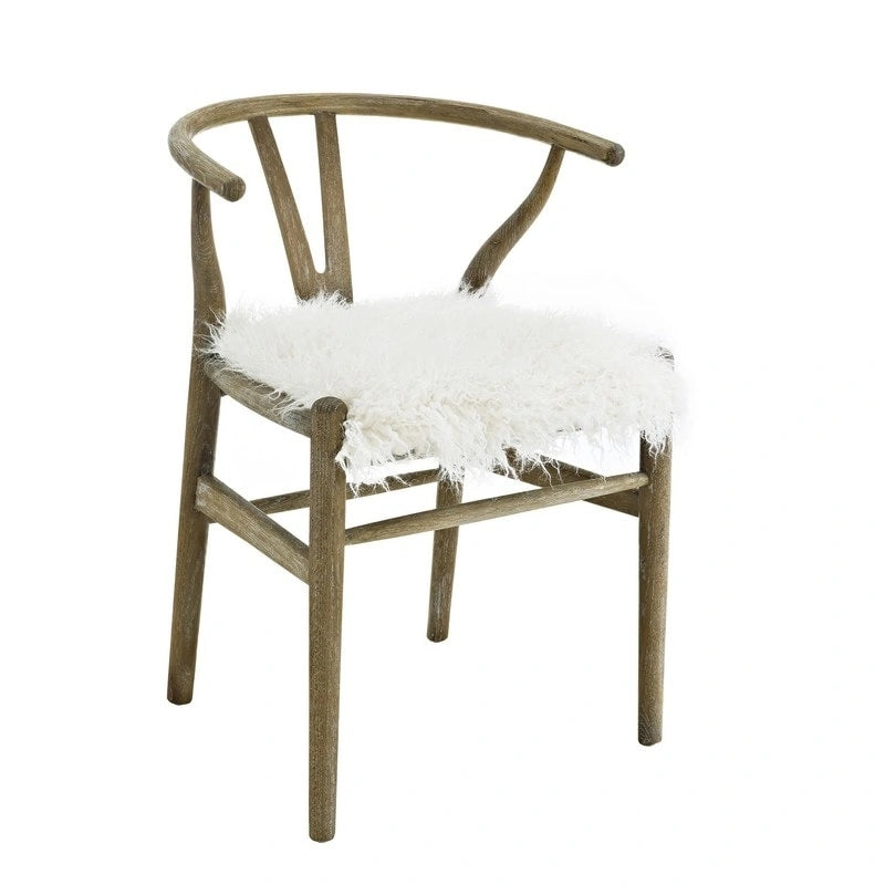 Fauteuil d'appoint arqué