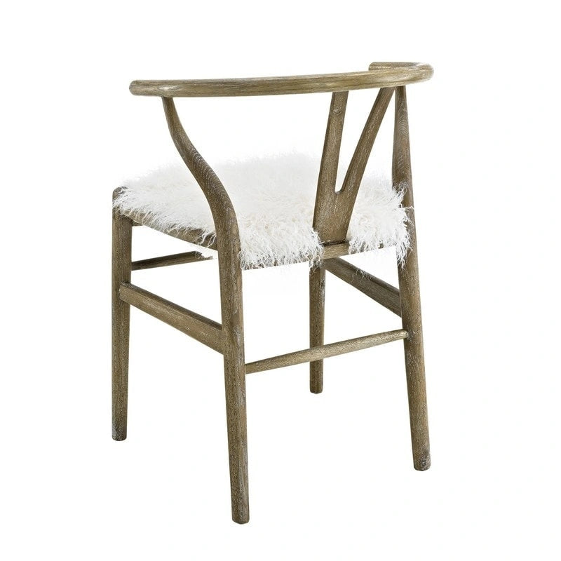 Fauteuil d'appoint arqué