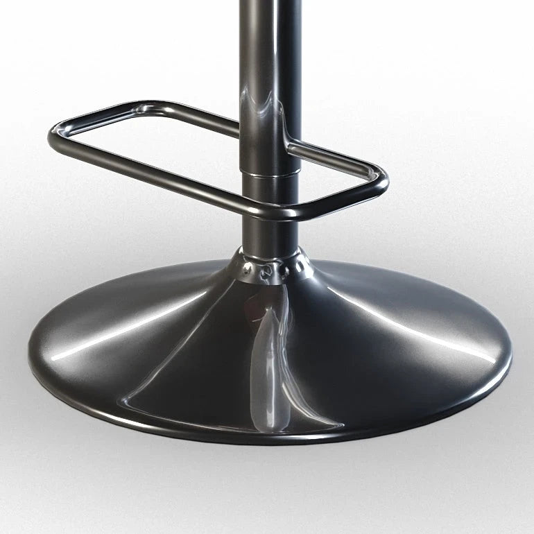 Tabouret de bar pivotant réglable de style Mid-Century Modern