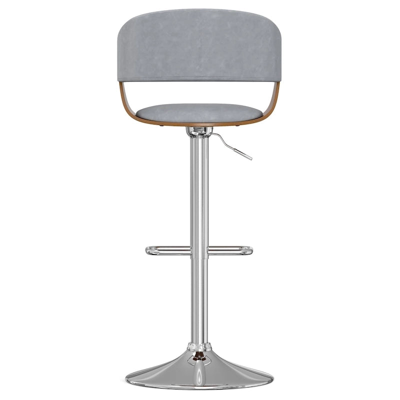 Tabouret de bar pivotant réglable de style Mid-Century Modern