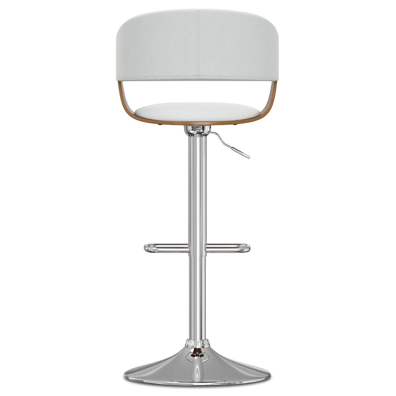 Tabouret de bar pivotant réglable de style Mid-Century Modern