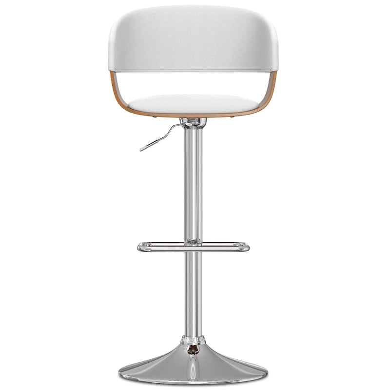 Tabouret de bar pivotant réglable de style Mid-Century Modern